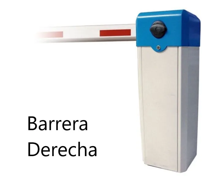 Barrera de control vehicular WeJoin derecha