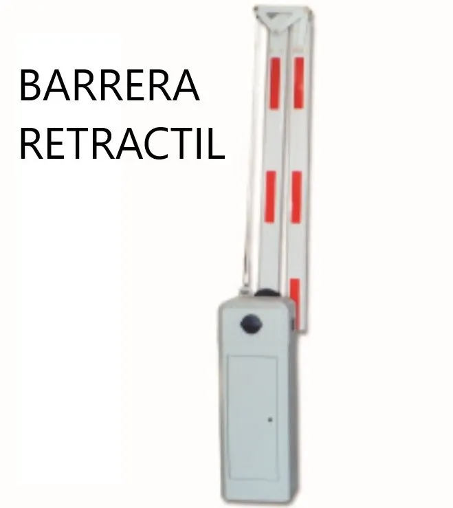 Pluma vehicular de brazo articulado para estacionamientos subterráneos
