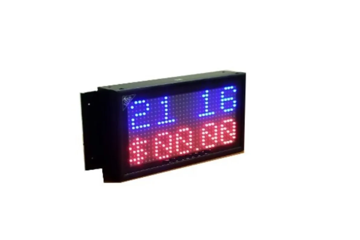 Pantalla LED de tarifas para estacionamiento