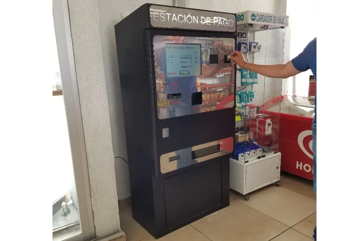 Cajero de pago automático para paradero